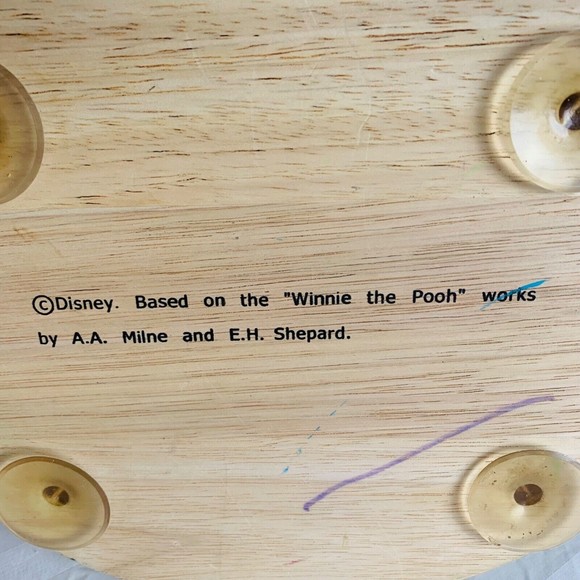 DISNEY Winnie the Pooh Wooden Activity Colorful Bead Maze 9" Sensory Toy - Picture 7 of 7